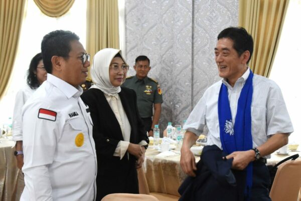 Penjagub Gorontalo Sambut Kedatangan Gubernur Prefektur Ehime Jepang