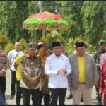 Menpora RI Zainudin Amali Disambut Secara Adat