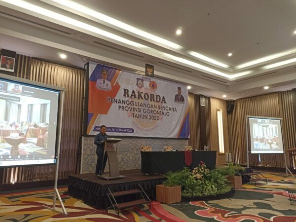 BPBD Provinsi Gorontalo Gelar Rakorda Penanggulangan Bencana