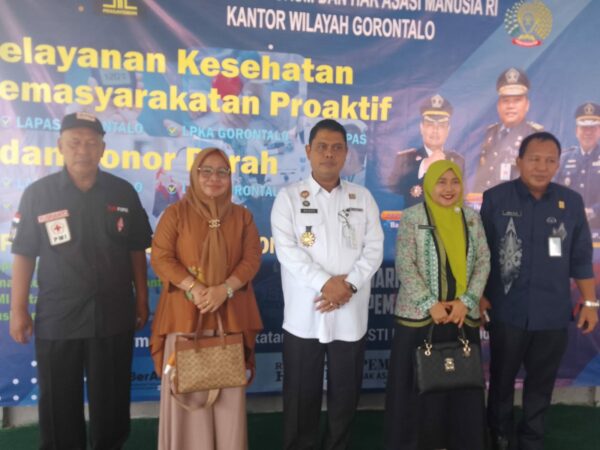 Donor Darah dan Pelayanan Kesehatan Meriahkan HBP ke-59 di Lapas Gorontalo