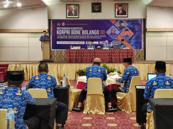Buka Muskab Bone Bolango Hamim Pou Harap Korpri Semakin Maju