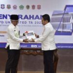 Penjagub Gorontalo Serahkan LKPD Unaudited Tahun Anggaran  2022