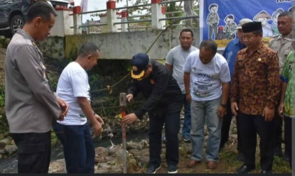 Pemda Gorut Dukung Gerakan Masyarakat Pemasangan Tanda Batas