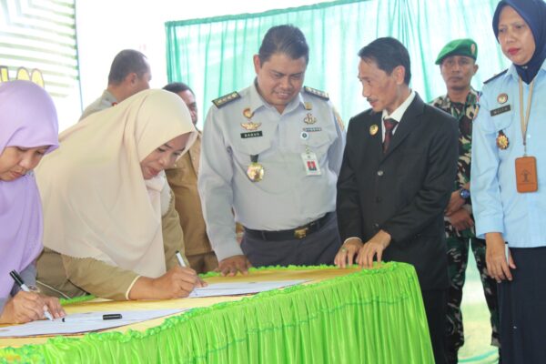Kemenkumham Gorontalo Gelar Penandatanganan PKS Bersama 20 Stakeholder