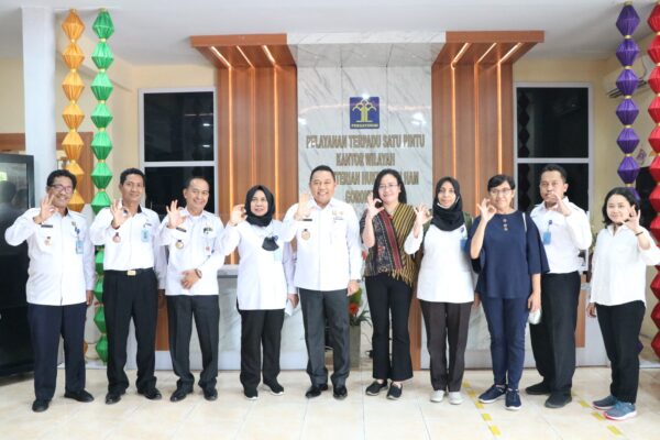 Kakanwil Kemenkumham Gorontalo Sambut Direktur Kerjasama HAM