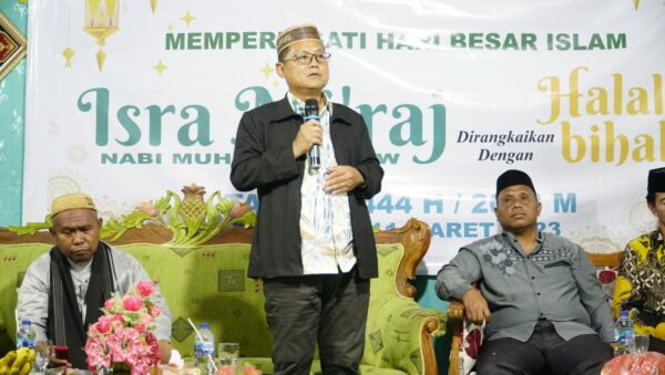 Thariq Modanggu Hadiri Peringatan Isra Mi’raj