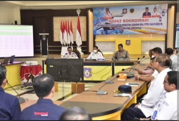 Rakor Persiapan Angkutan Lebaran 2023 oleh Pemprov Gorontalo