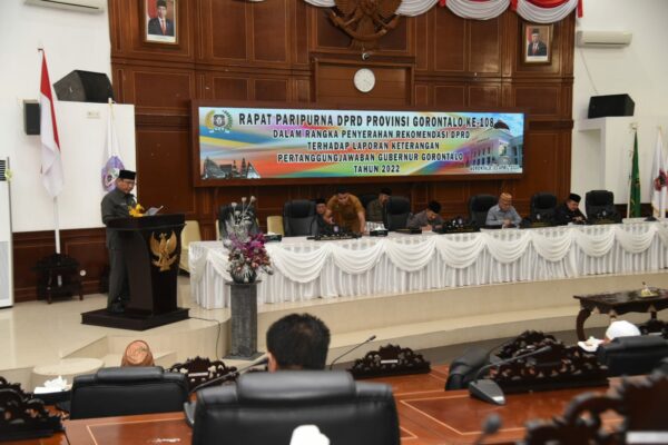 Pemprov Gorontalo Apresiasi 11 Rekomendasi DPRD Terkait LKPJ Gubernur