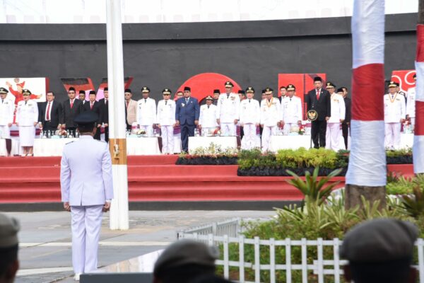 Penjagub Gorontalo Hadiri Puncak Peringatan Hari Otda di Makassar