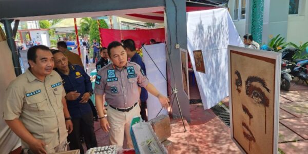 Lapas Pohuwato Pamerkan Hasil Karya Terbaik Warga Binaan Dalam Rangka HBP Ke-59