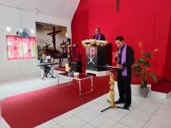 WBP Umat Kristiani Gelar Jumat Agung Di Geraja Gestemani Lapas Gorontalo