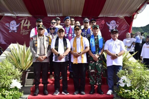 Bendera Kirab Pemilu 2024 Tiba di Provinsi Gorontalo