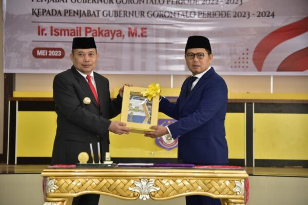 Serah Terima Jabatan Penjabat Gubernur Gorontalo