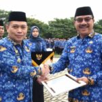 Penjagub Ismail Perdana Pimpin Apel Korpri Gorontalo