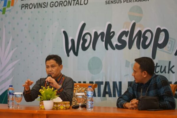 BPS Gorontalo Gelar Workshop Media Sambut Sensus Pertanian 2023