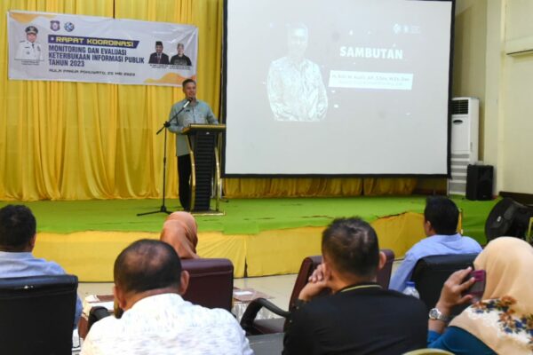 Diskominfotik Gorontalo Gelar Rakor Monev Keterbukaan Informasi Publik