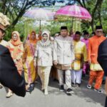 Giliran Gorontalo Utara Terima Penjagub Ismail Dengan Adat Mopotilolo