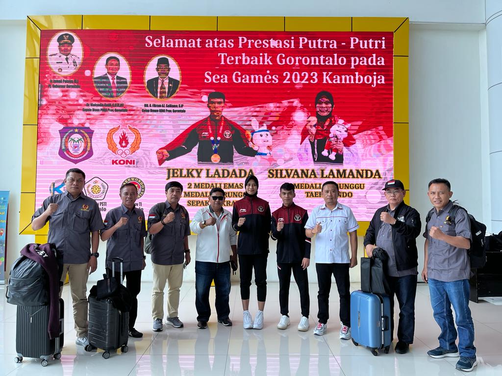 Pemprov Gorontalo Sambut Dua Atlet Peraih Medali Sea Games Kamboja