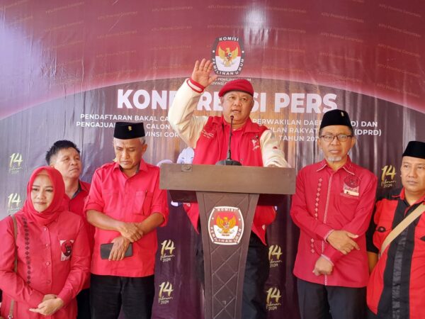 Target Rebut Ketua DPRD Provinsi, Ketua DPD PDIP Moh. Kris Wartabone Optimis Memenagkan Pemilu 2024