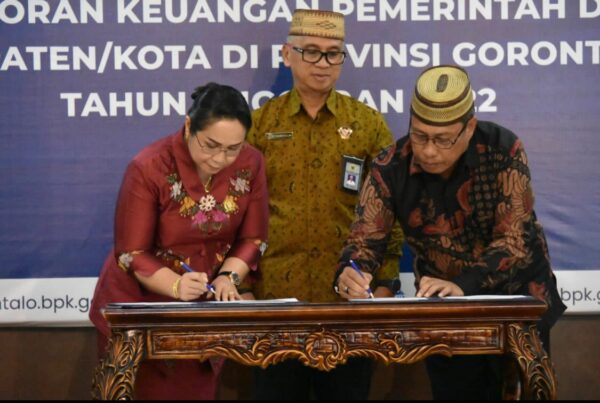 Pemda Gorontalo Utara terima Opini Wajar Tanpa Pengecualian dari BPK RI