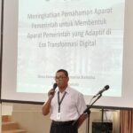 Sandiman Diskominfotik Bahas ASN Adaptif Perkembangan Digital di Korem 133/NW