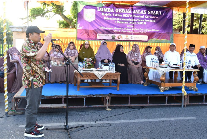 52 Regu Majelis Taklim Ikuti Lomba Gerak Jalan Syar’i