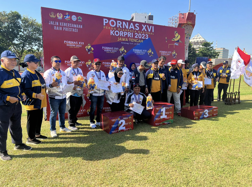 Cabor Gateball Gorontalo Raih Dua Medali pada PORNAS KORPRI ke-XVI
