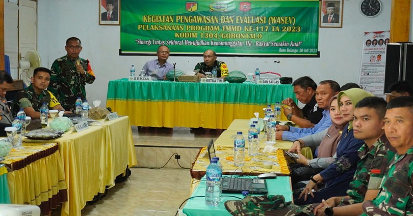 Dansatgas, Paparkan Program TMMD Ke-117 Kepada Tim Wasev Sterad