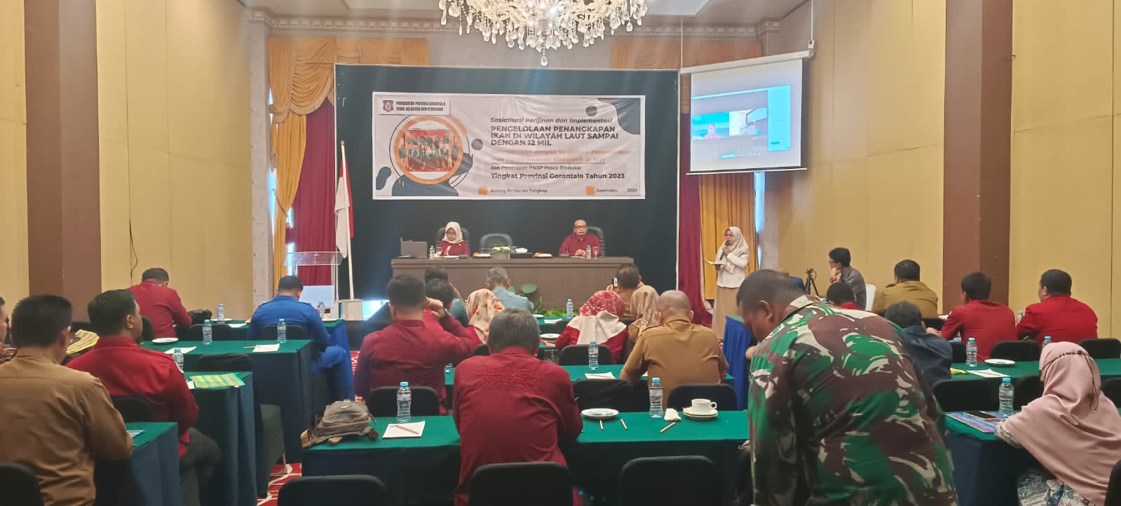 Diskanlut Gorontalo Gelar Sosialisasi Penangkapan Ikan Terukur dan Penerapan PNBP 2023