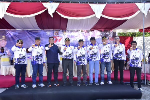 HUT Bhayangkara, Ditlantas Polda Gorontalo Gelar Lomba Safety Riding