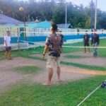 Anggota Satgas TMMD 117 Olahraga Bersama Warga