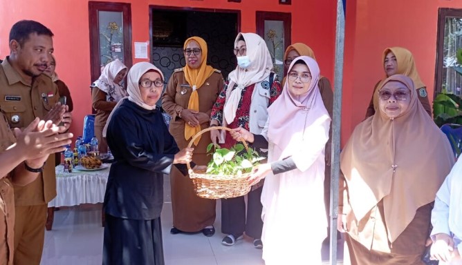 Ketua TP-PKK Serahkan 1.550 Bibit Cabe Program Desa Siaga Inflasi