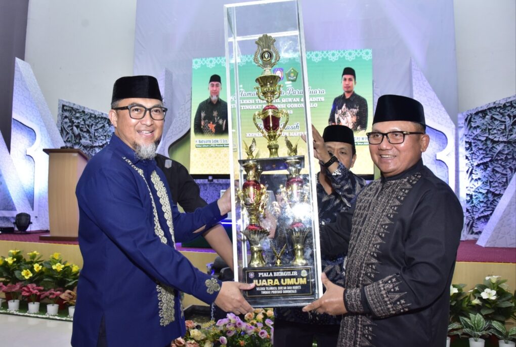Kota Gorontalo Pertahankan Juara Umum STQH Tingkat Provinsi