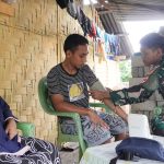 Layanan Kesehatan Gratis Kepada Warga Desa Kemiri Oleh Tim Kesehatan Satgas TMMD