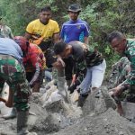 Luar Biasa Semangat Satgas TMMD dan Warga Kejar Target Penyelesaian Sasaran Fisik