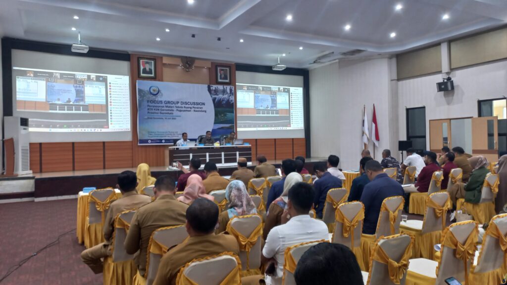 Pemprov Gorontalo Mulai Susun Materi RTR KSN Gopandang Gorontalo