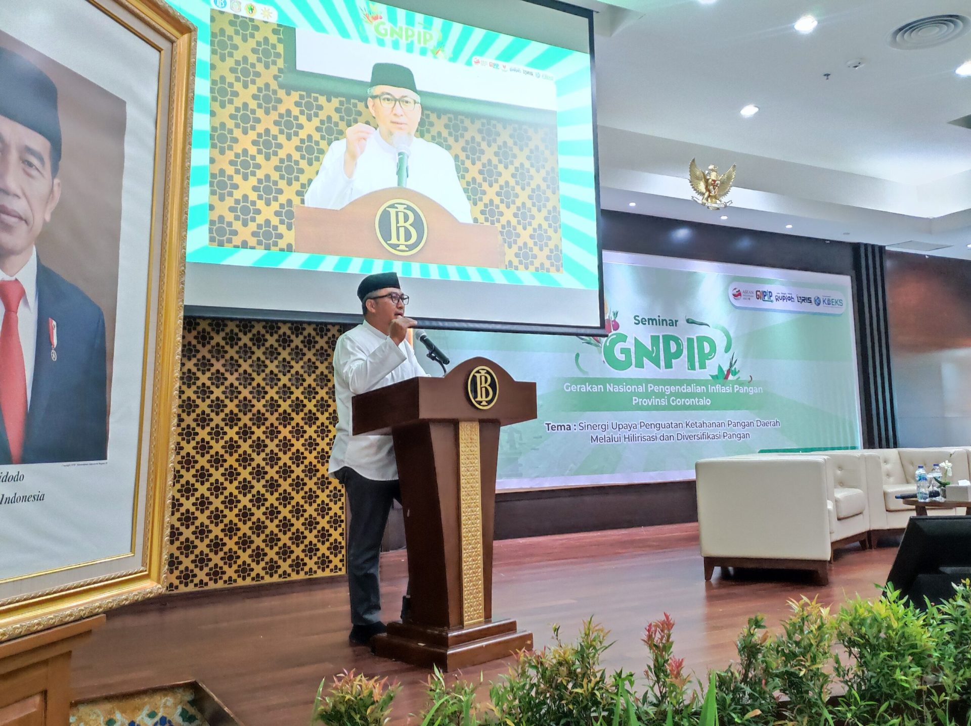 Penjabat Sekda Titip Stabilitas Harga Pangan pada Seminar GNPIP