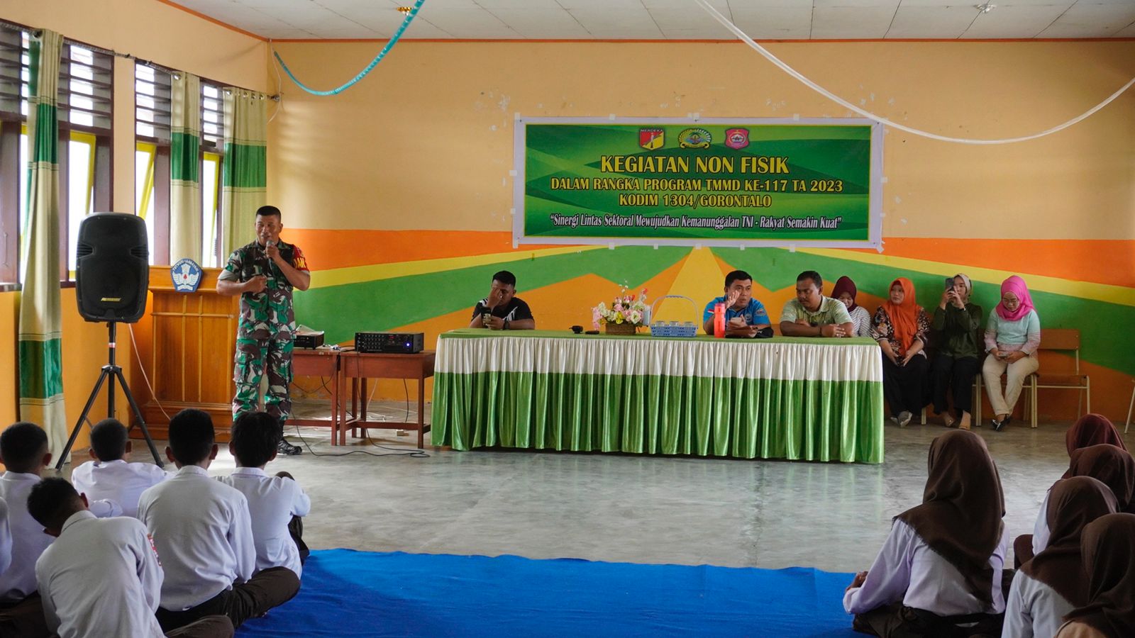 Penyuluhan Narkoba Kepada Siswa – siswi Oleh Satgas TMMD – BNN