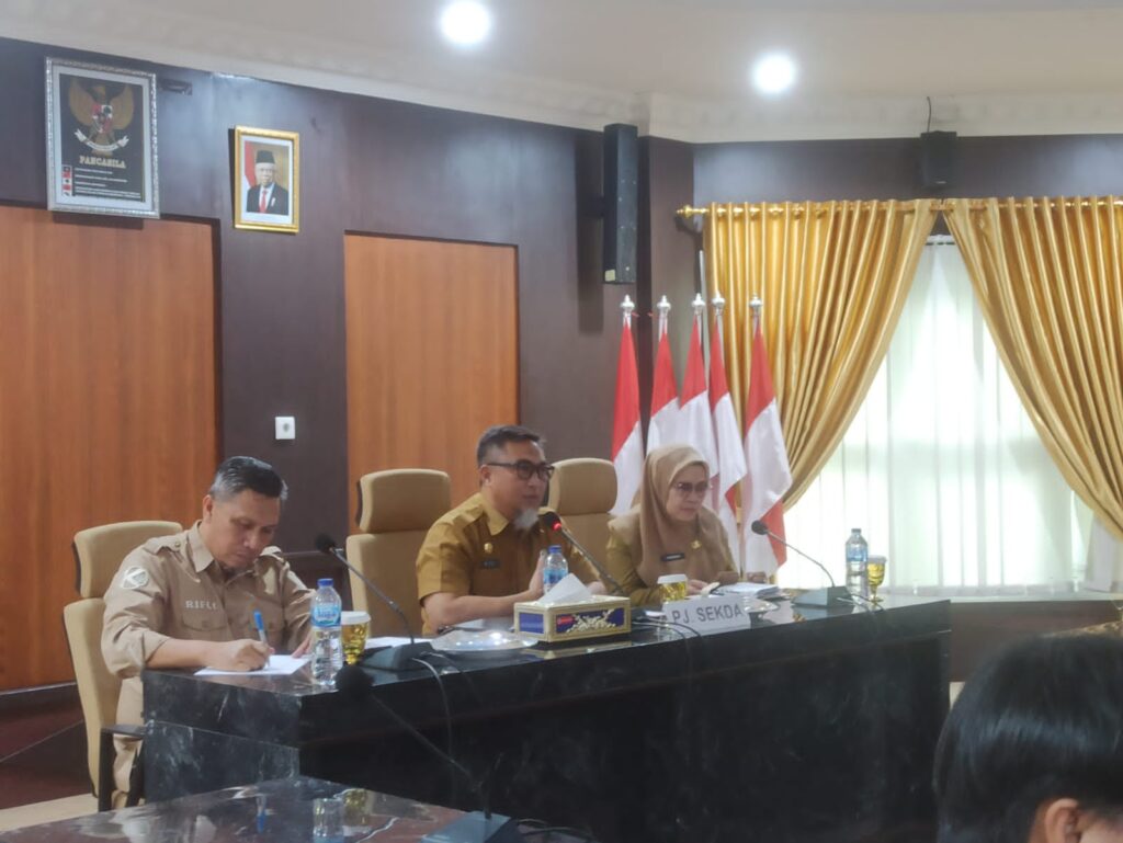 Pimpin Rapat Tauval SPBE, Sekda Tekankan Nilai Bukan Tujuan Utama
