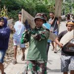 Potret Kekompakan TNI Bersama Warga Melalui Program TMMD Ke-117