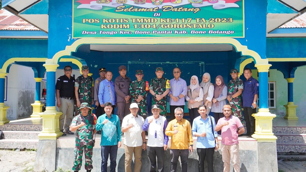 Program TMMD 117, Kodim 1304 Gorontalo Terima Kunjungan Tim Wasev Mabes TNI AD