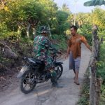 Satgas TMMD, Saling Tegur Sapa Dengan Warga