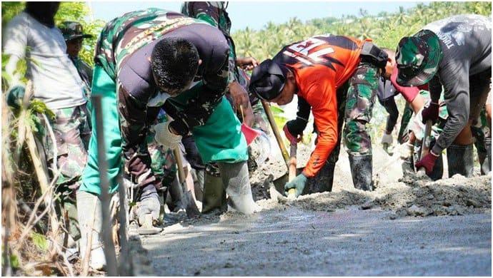 TMMD Ke 117 Kodim 1304/Gorontalo Memasuki H+14, Ini Capaian Progresnya
