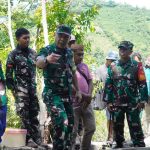 Tim Wasev Mabes TNI AD Kunjungi Lokasi TMMD ke – 117