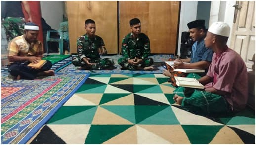 Tingkatkan Iman dan Taqwa, Satgas TMMD Ke – 117