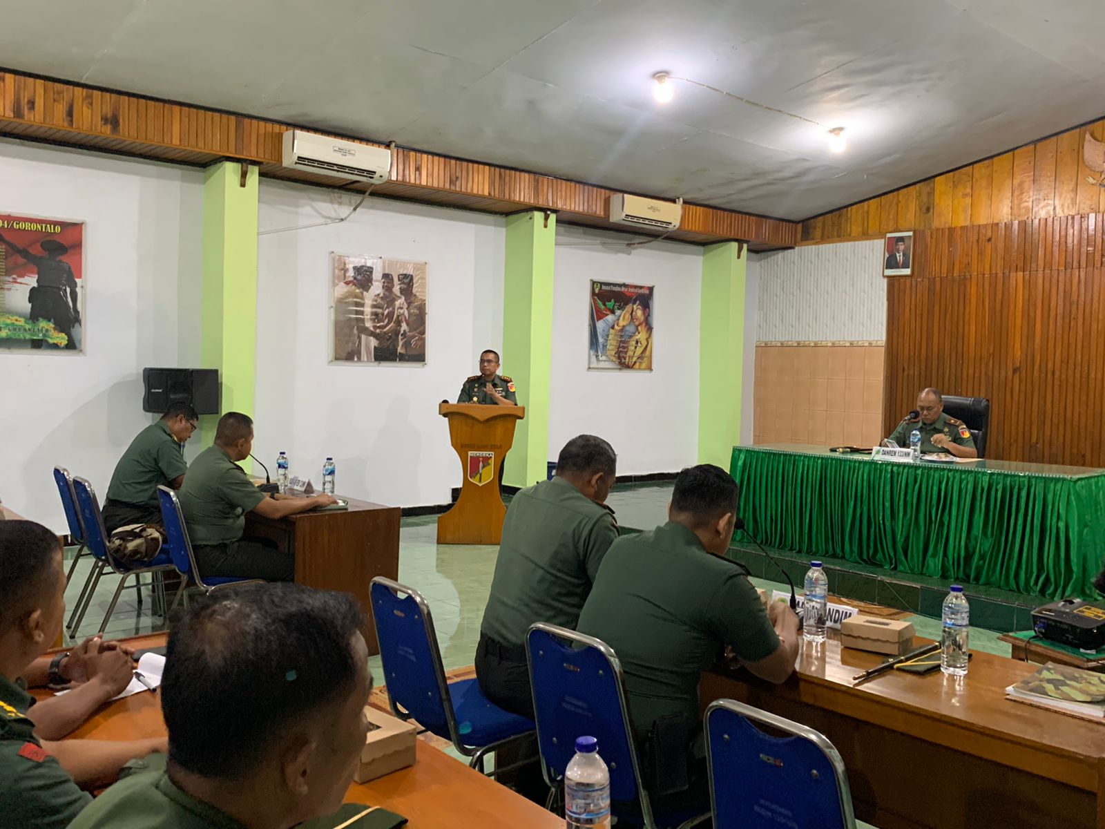 Dandim 1304/Gorontalo Paparkan Kesiapan TMMD Ke-117 Kepada Danrem 133/Nani Wartabone