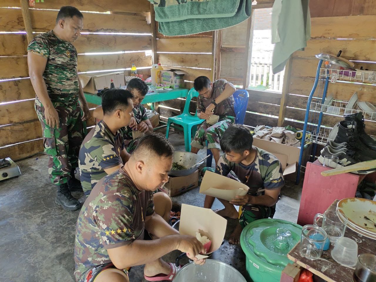 Pra TMMD Ke-117, Selain Jago Perang Prajurit TNI Juga Jago di Dapur