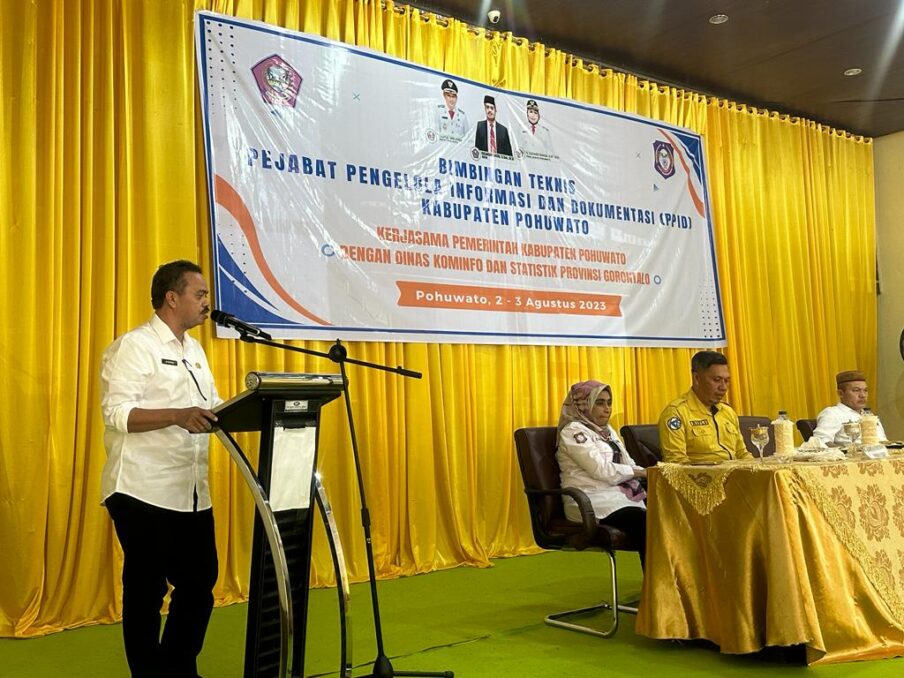 Diskominfotik Pohuwato Gelar Bimtek PPID Bagi OPD