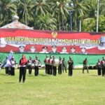 Drum Band Siswa Siswi Ikut Meriahkan Pentupan TMMD 117 Kodim 1304/Gorontalo
