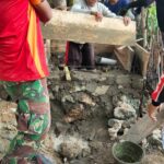 Kejar Target, Pembuatan Jamban Dikebut Satgas TMMD 117